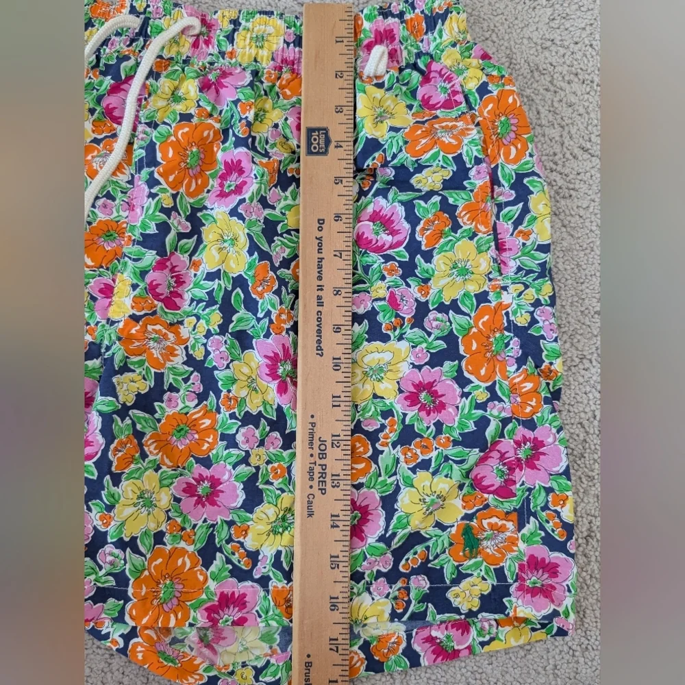 Polo Ralph Lauren Men’s Floral Print Swim Trunks XL Lined Tropical Colorful